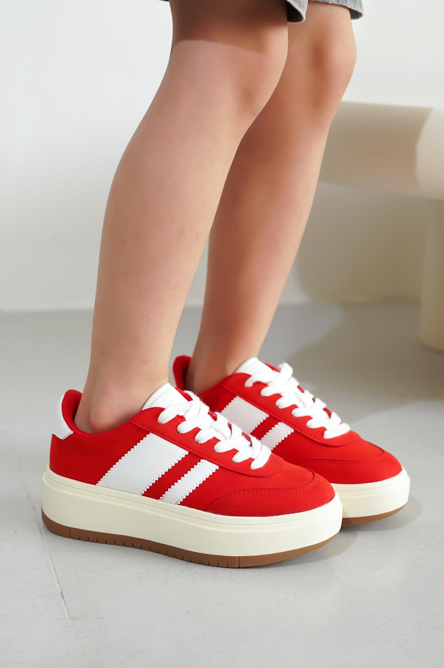 Project Cloud | "Little Nita" Platform Sneakers for Kids | Vegan Leather Upper | Memory Foam | Lightweight | Non-Slip