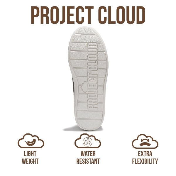 Project Cloud | "Bossy" Women Platform Sneakers | Lace-Up | ProjectPlush™ | Lightweight | Non-Slip