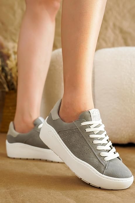 Project Cloud | "Bossy" Women Platform Sneakers | Lace-Up | ProjectPlush™ | Lightweight | Non-Slip