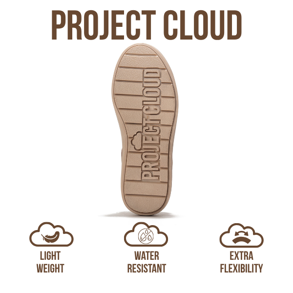 Project Cloud | "Bossy" Women Platform Sneakers | Lace-Up | ProjectPlush™ | Lightweight | Non-Slip