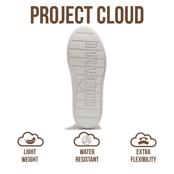 Project Cloud | "Bossy" Women Platform Sneakers | Lace-Up | ProjectPlush™ | Lightweight | Non-Slip