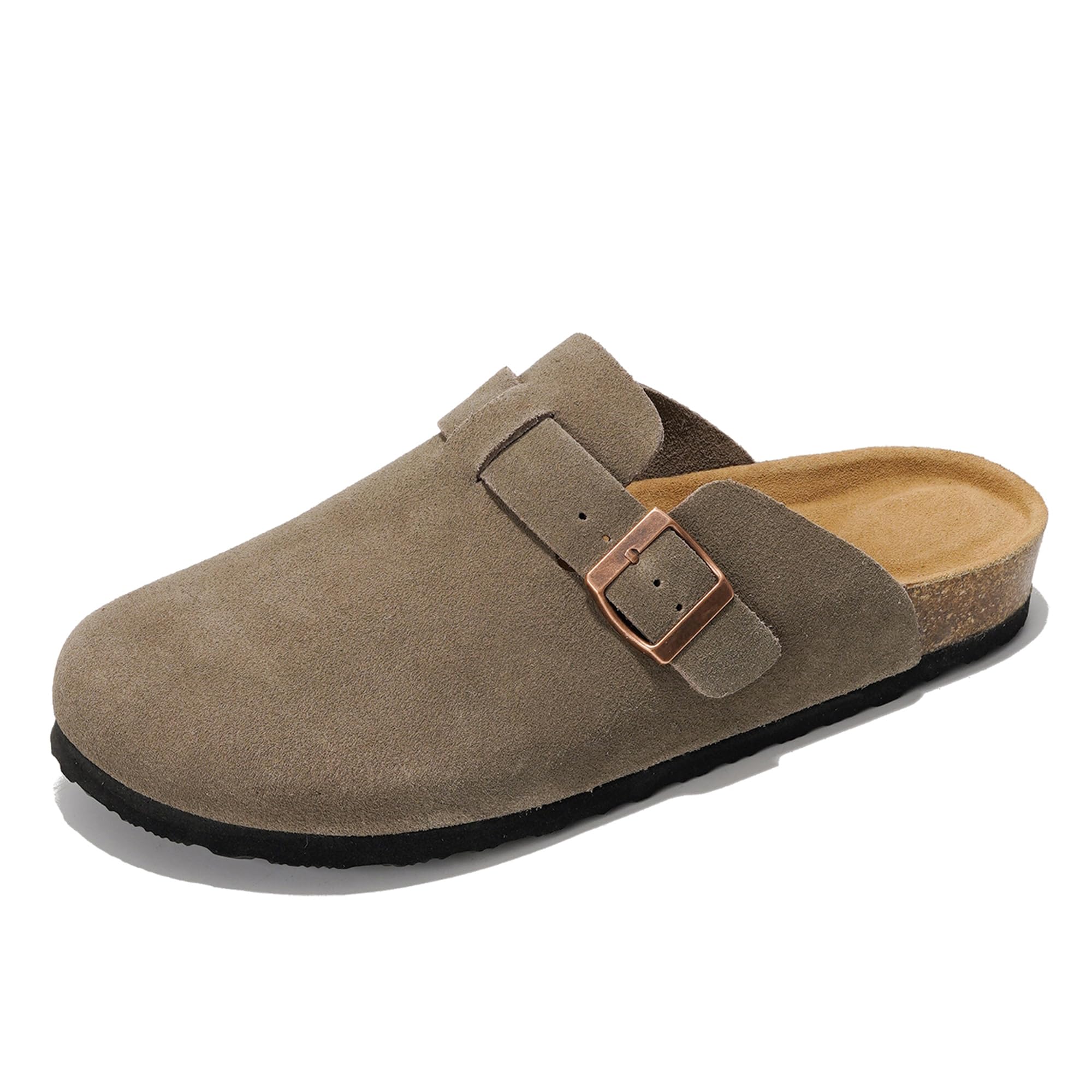 Pantuflas de cuero Brooklyn de Project Cloud: para hombre, de grano completo y espuma viscoelástica