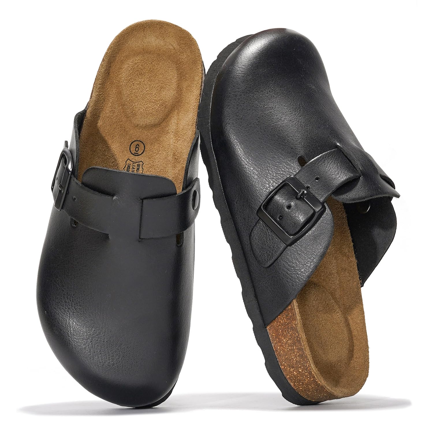 Project Cloud | "Benton" Women Footbed Clogs | Genuine Suede | ProjectPlush | Lightweight | Non-Slip