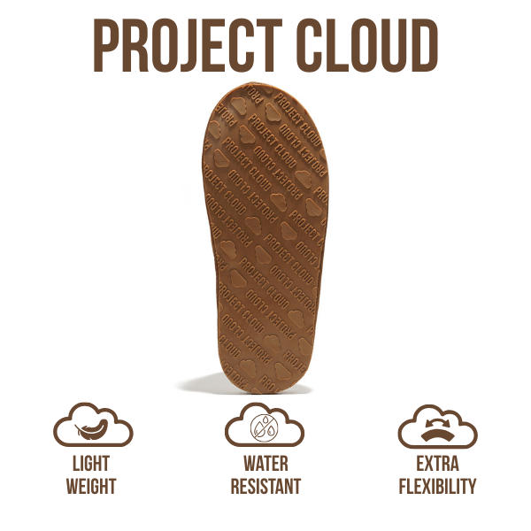 Project Cloud | "Colin" Mens House Slippers | Genuine Sheepskin Upper | Memory Foam | Lightweight | Non-Slip