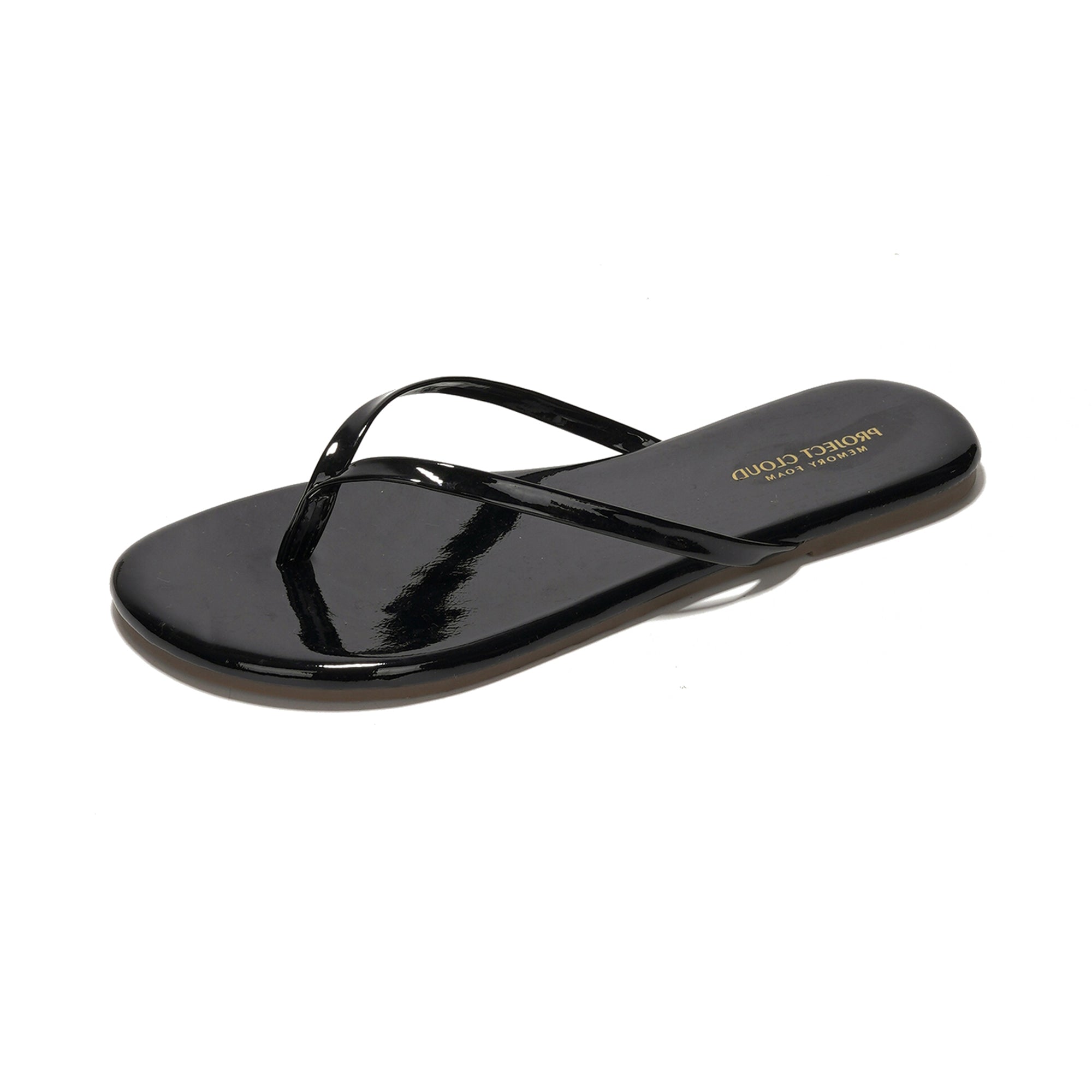 Project Cloud | "Foundations" Vegan Leather Women Flip Flops | Memory Foam | Lightweight | Non-Slip