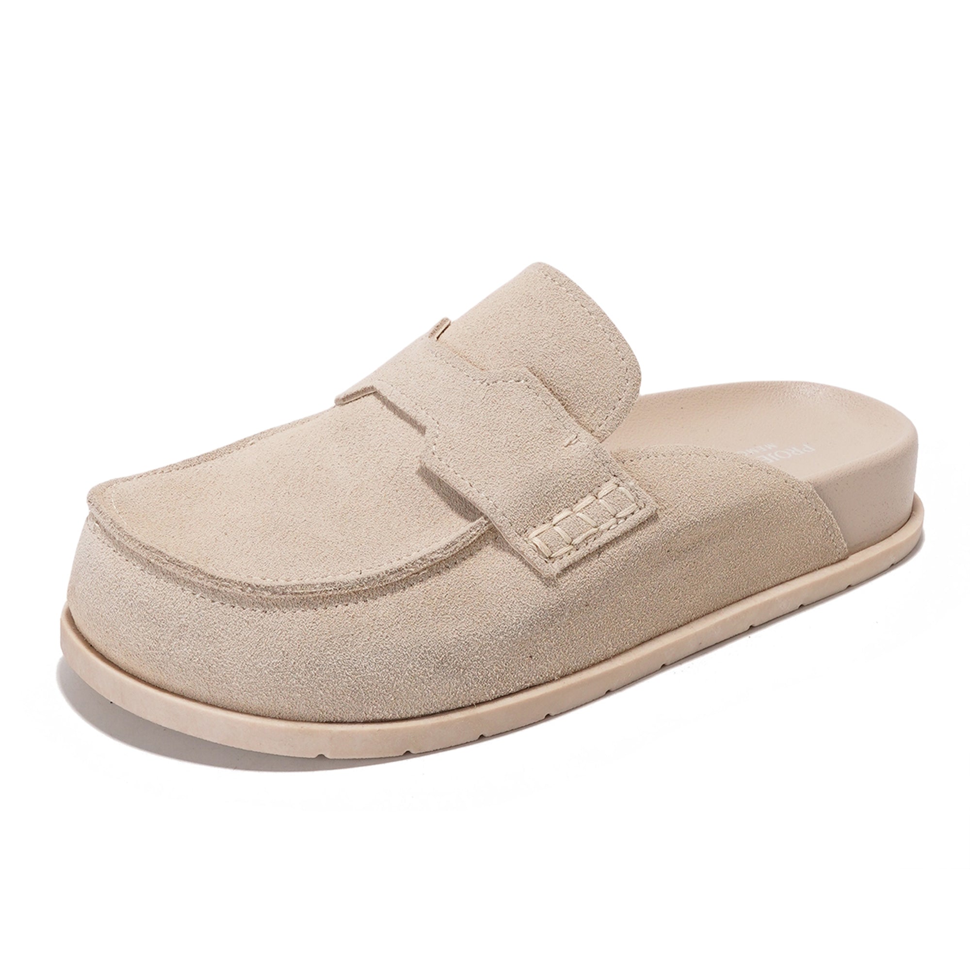 Project Cloud | "Foamy" Genuine Suede Womens Clogs | Memory Foam | Arch Support | Lightweight | Non-Slip