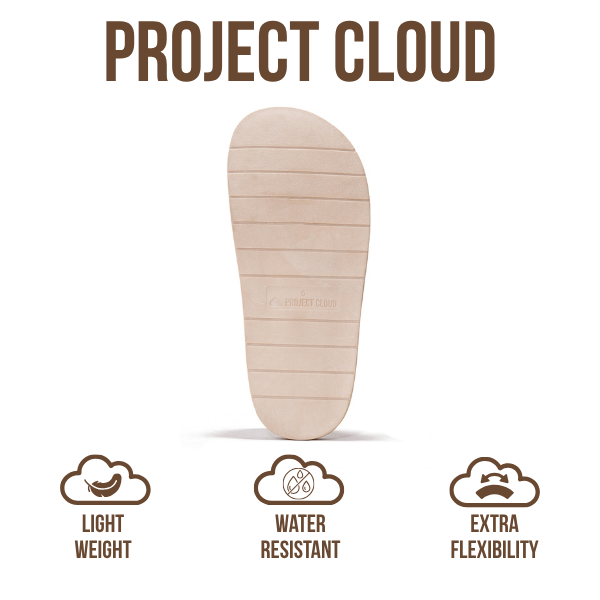 Project Cloud | "Foamy" Genuine Suede Womens Clogs | Memory Foam | Arch Support | Lightweight | Non-Slip