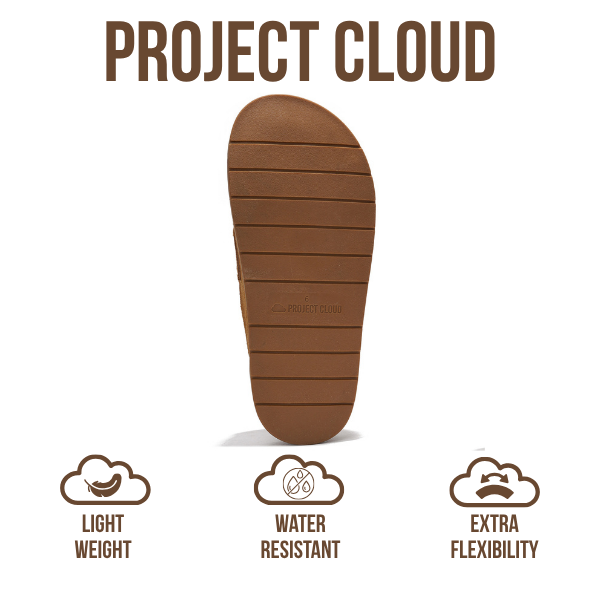 Project Cloud | "Foamy" Genuine Suede Womens Clogs | Memory Foam | Arch Support | Lightweight | Non-Slip