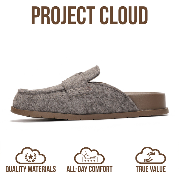 Project Cloud | "Foamy" Genuine Suede Womens Clogs | Memory Foam | Arch Support | Lightweight | Non-Slip