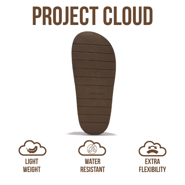 Project Cloud | "Foamy" Genuine Suede Womens Clogs | Memory Foam | Arch Support | Lightweight | Non-Slip