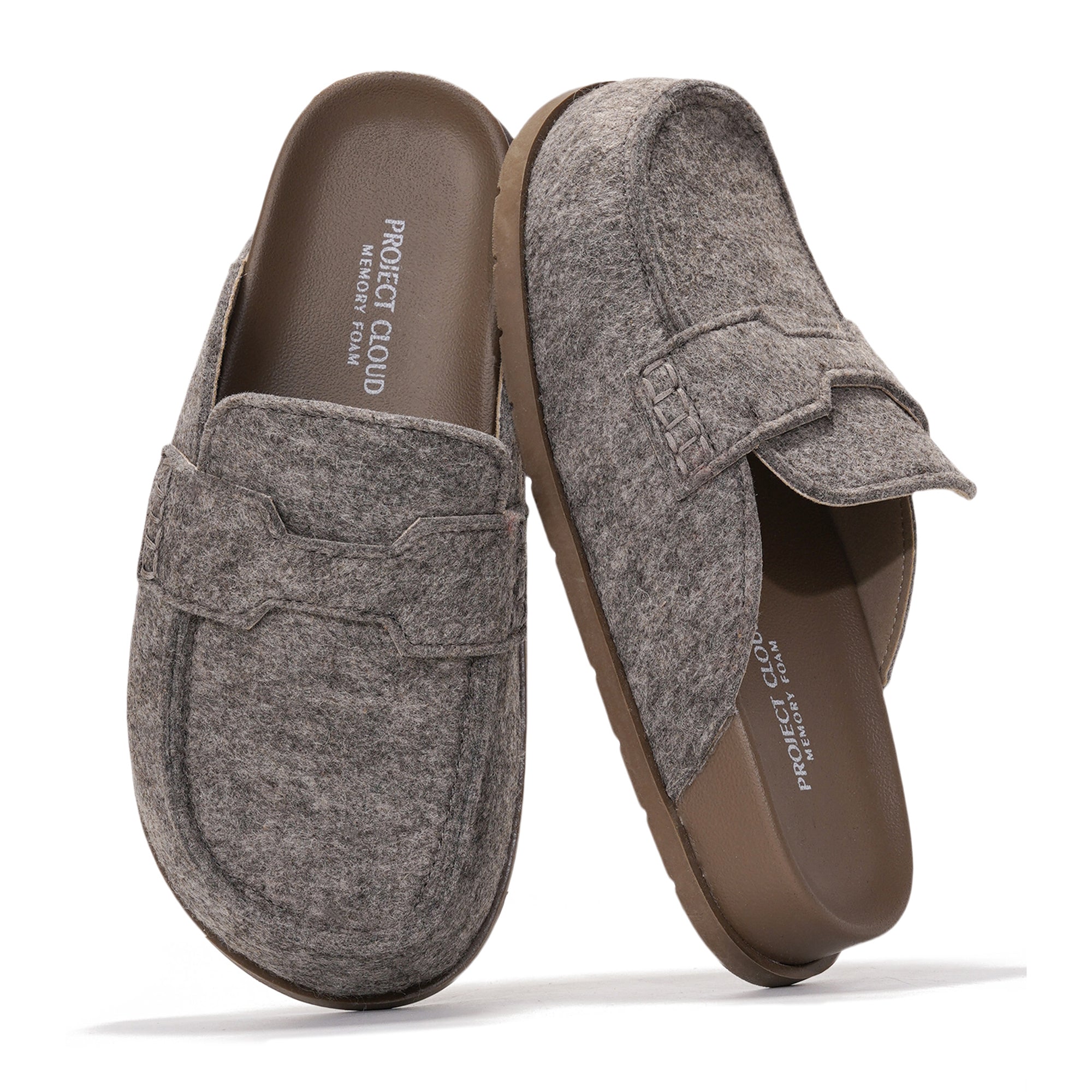 Project Cloud | "Foamy" Genuine Suede Womens Clogs | Memory Foam | Arch Support | Lightweight | Non-Slip