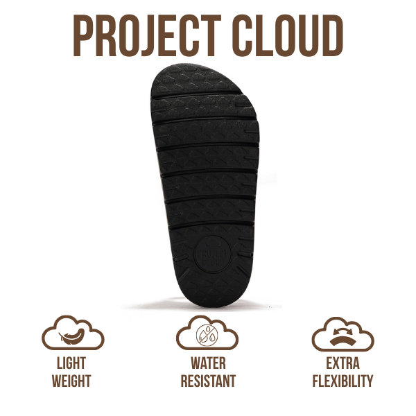 Project Cloud | "Greece Chunky" Women Platform Sandals | Genuine Leather | ProjectPlush | Non-Slip