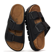 Project Cloud | "Greece Chunky" Women Platform Sandals | Genuine Leather | ProjectPlush | Non-Slip