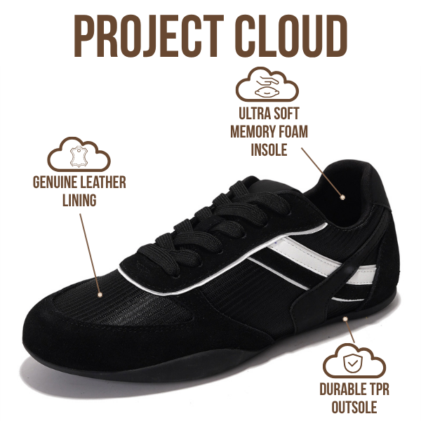 Project Cloud | "Holy" Lace Up Shoes for Women | Memory Foam Insole | Lightweight | Non-Slip