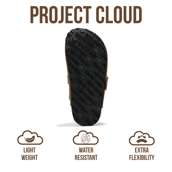 Project Cloud | "Jeanna" Mini Clogs for Kids | Genuine Leather | Memory Foam | Lightweight | Non-Slip