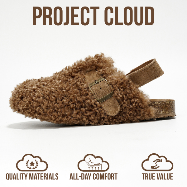 Project Cloud | "Jeanna" Mini Clogs for Kids | Genuine Leather | Memory Foam | Lightweight | Non-Slip