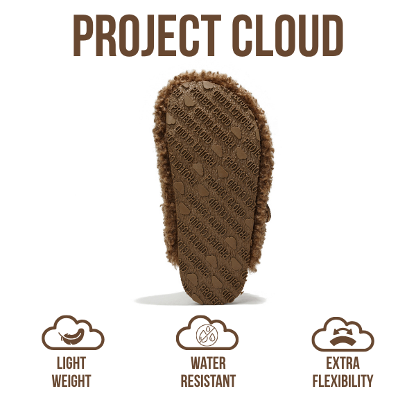 Project Cloud | "Jeanna" Mini Clogs for Kids | Genuine Leather | Memory Foam | Lightweight | Non-Slip