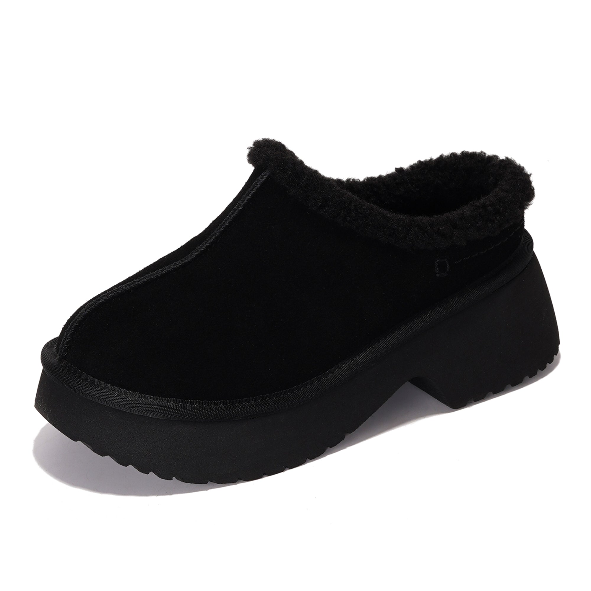 Project Cloud | "Johnna" Genuine Suede Slip-on Mules for Women | Memory Foam | Lightweight | Non-Slip