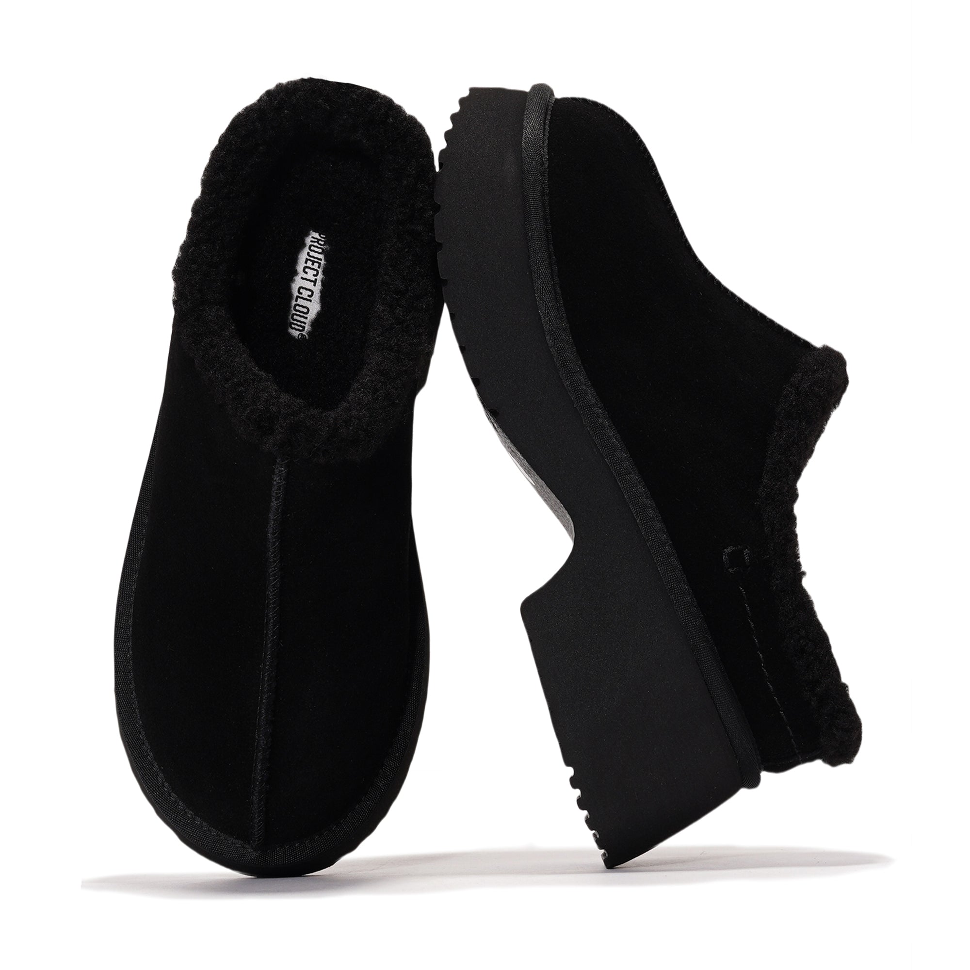 Project Cloud | "Johnna" Genuine Suede Slip-on Mules for Women | Memory Foam | Lightweight | Non-Slip