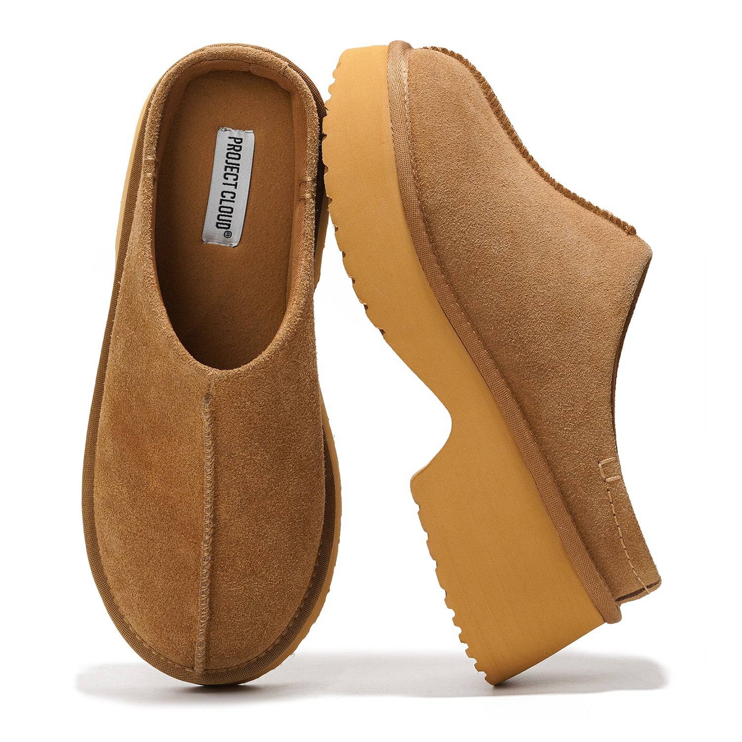 Tan Slip-On Clogs Women main image 3