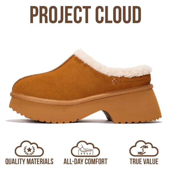 Project Cloud | "Johnna" Genuine Suede Slip-on Mules for Women | Memory Foam | Lightweight | Non-Slip