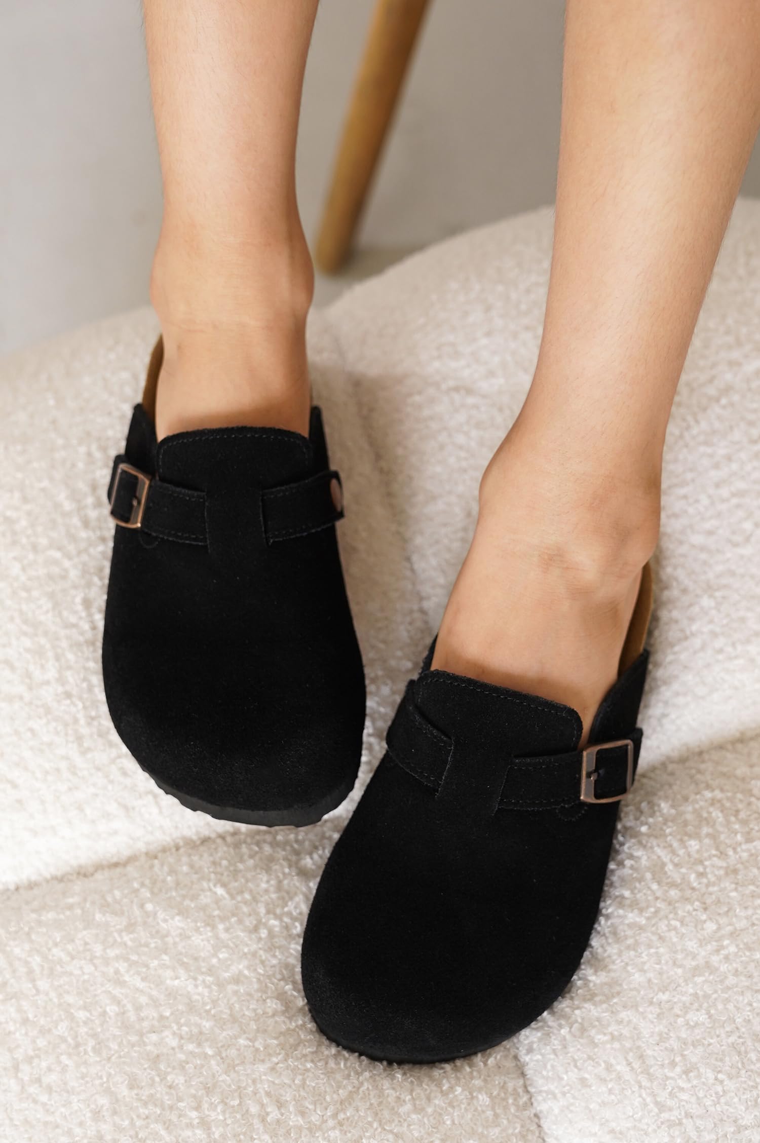 Project Cloud | "Little Benton" Clogs for kids | Genuine Leather | Memory Foam | Lightweight | Non-Slip