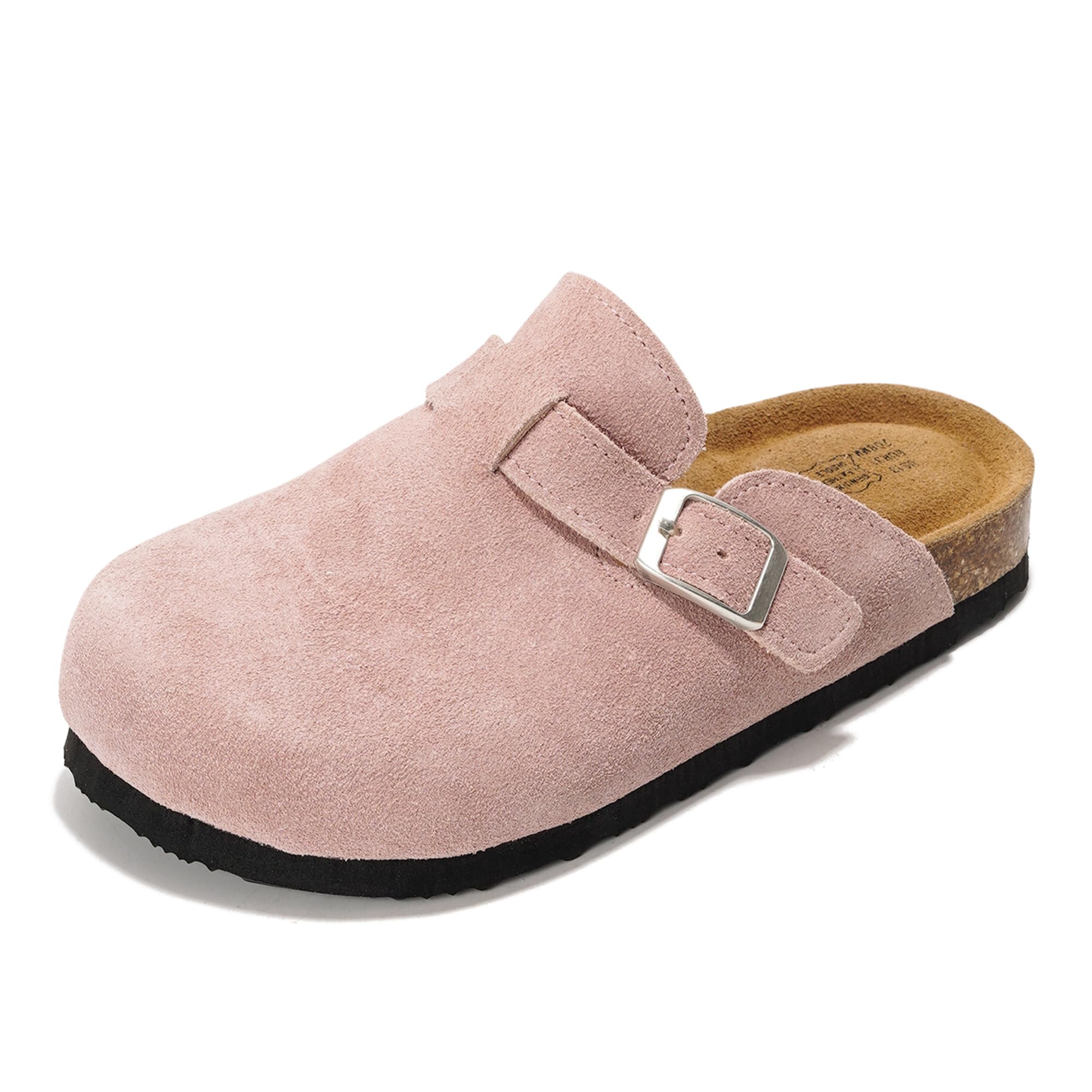 Project Cloud | "Little Benton" Clogs for kids | Genuine Leather | Memory Foam | Lightweight | Non-Slip