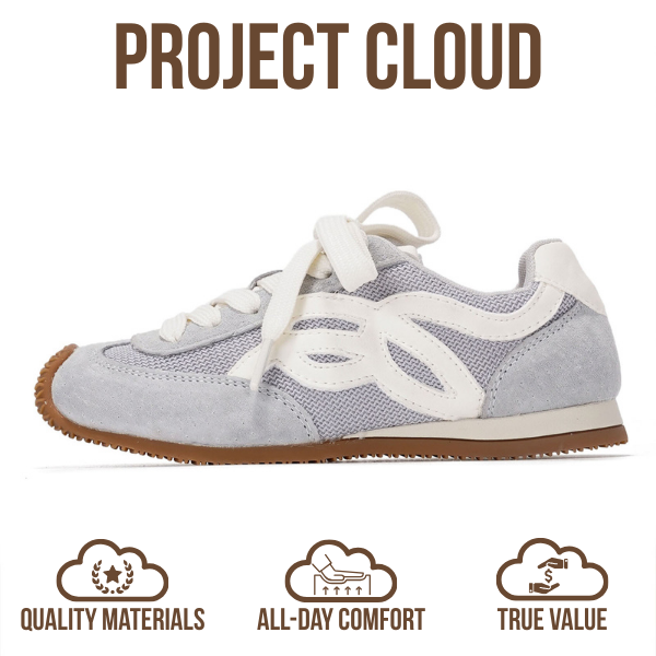 Project Cloud | "Little Lowy" Kids Sneakers | Memory Foam | Breathable | Lightweight | Non-Slip