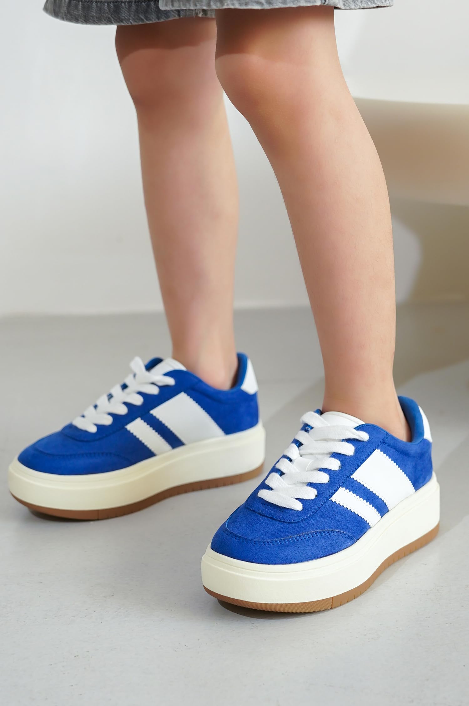 Project Cloud | "Little Nita" Platform Sneakers for Kids | Vegan Leather Upper | Memory Foam | Lightweight | Non-Slip