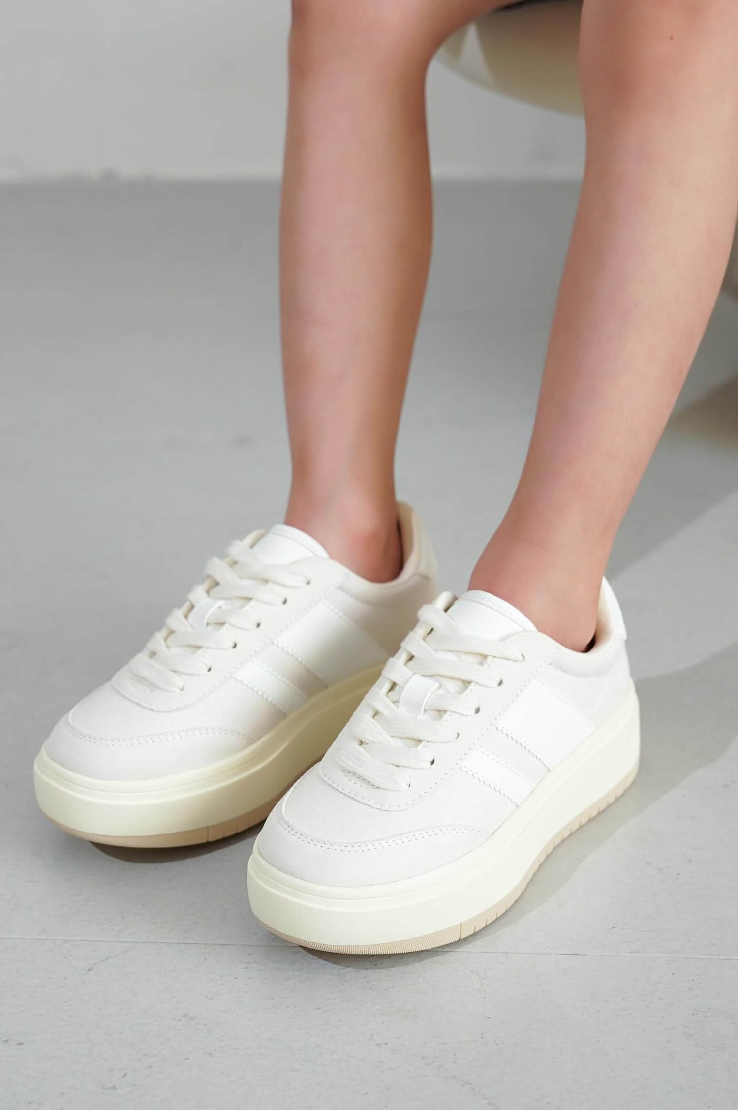 Project Cloud | "Little Nita" Platform Sneakers for Kids | Vegan Leather Upper | Memory Foam | Lightweight | Non-Slip