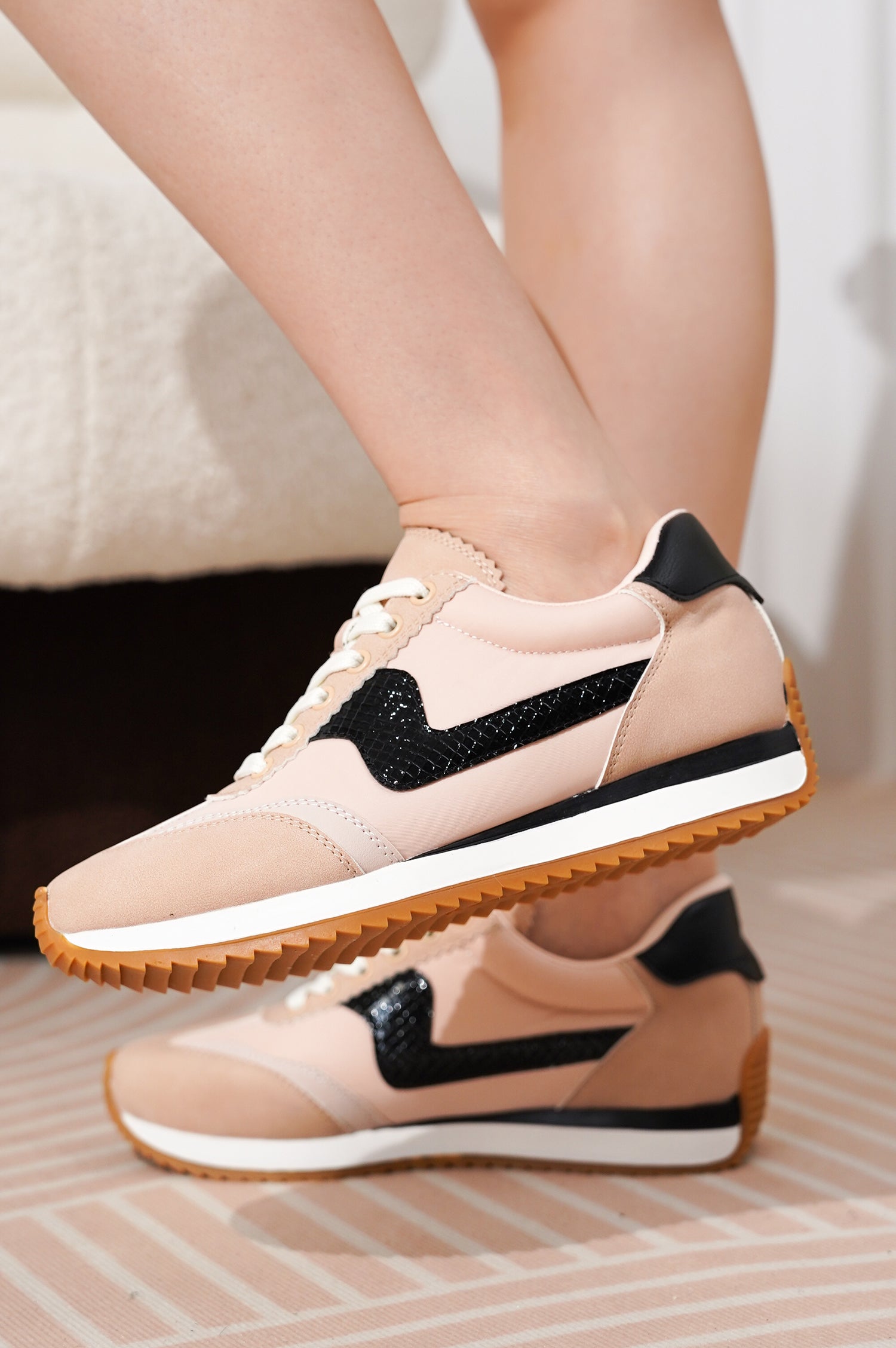 Project Cloud |"Madison" Fashion Sneakers for Women | ProjectPlush Memory Foam Technology | Anti-Slip