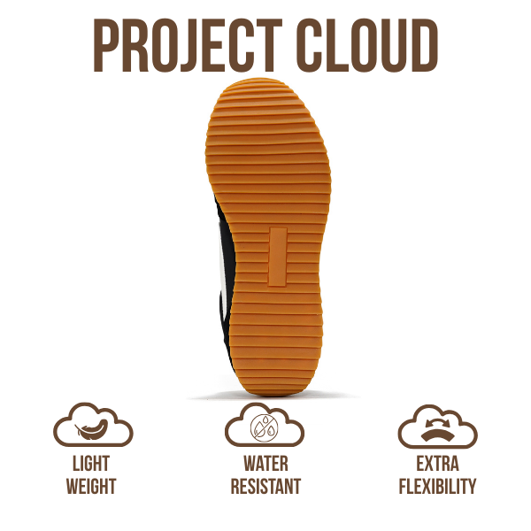 Project Cloud |"Madison" Fashion Sneakers for Women | ProjectPlush Memory Foam Technology | Anti-Slip