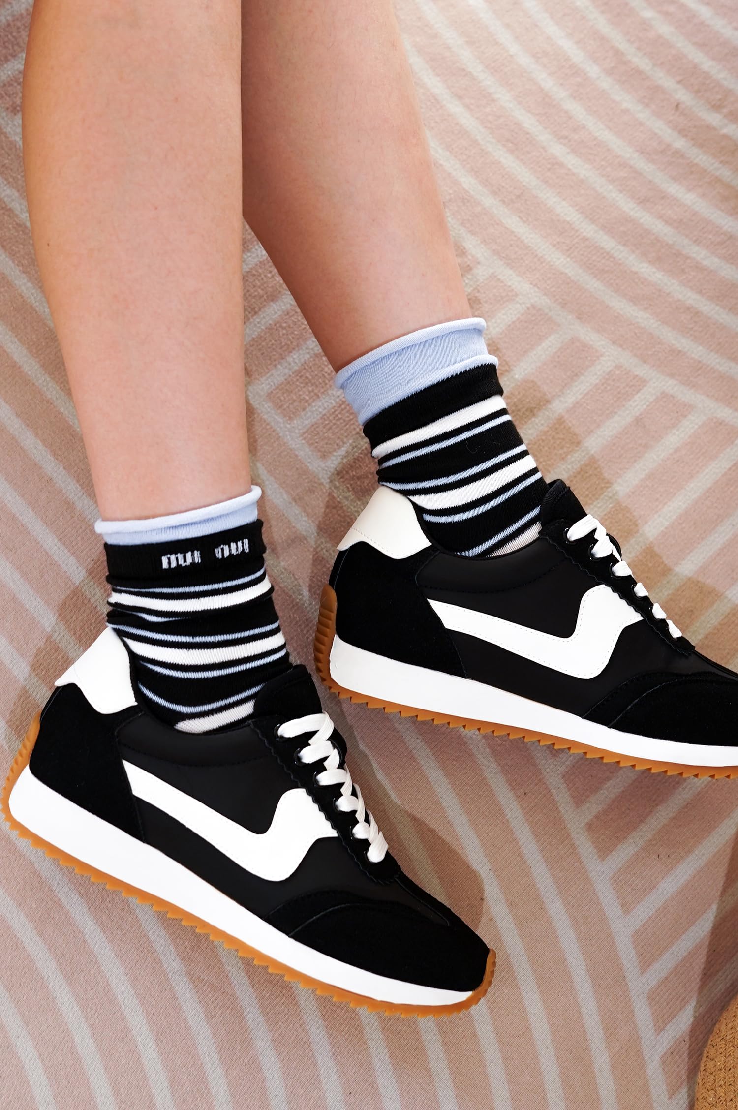 Project Cloud |"Madison" Fashion Sneakers for Women | ProjectPlush Memory Foam Technology | Anti-Slip