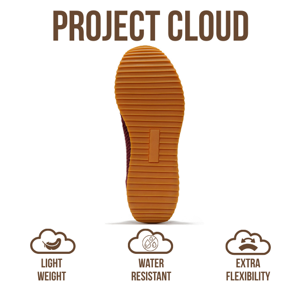 Project Cloud |"Madison" Fashion Sneakers for Women | ProjectPlush Memory Foam Technology | Anti-Slip