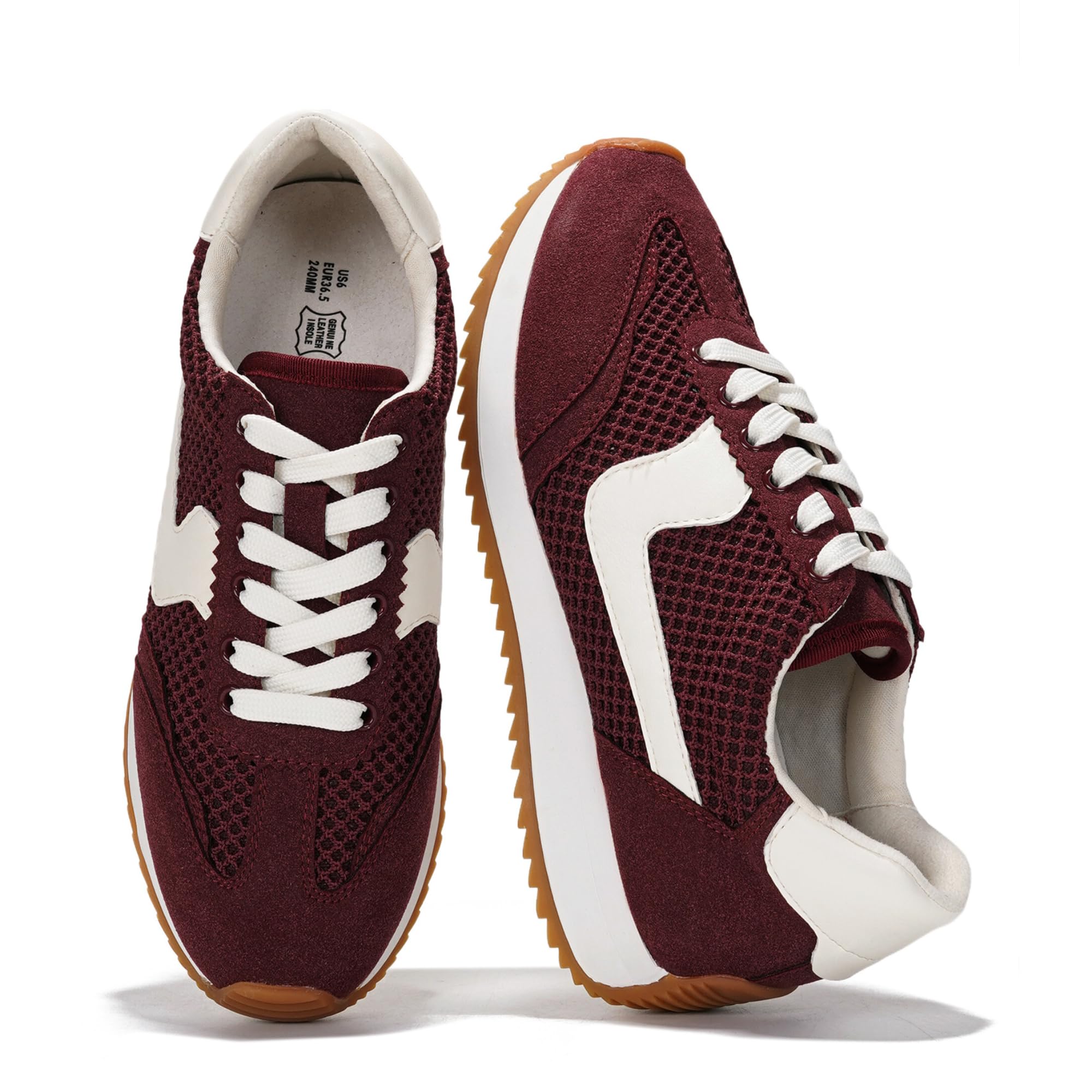 Project Cloud |"Madison" Fashion Sneakers for Women | ProjectPlush Memory Foam Technology | Anti-Slip