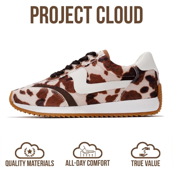 Project Cloud |"Madison" Fashion Sneakers for Women | ProjectPlush Memory Foam Technology | Anti-Slip