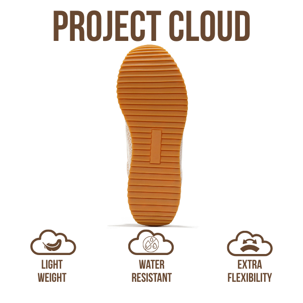 Project Cloud |"Madison" Fashion Sneakers for Women | ProjectPlush Memory Foam Technology | Anti-Slip