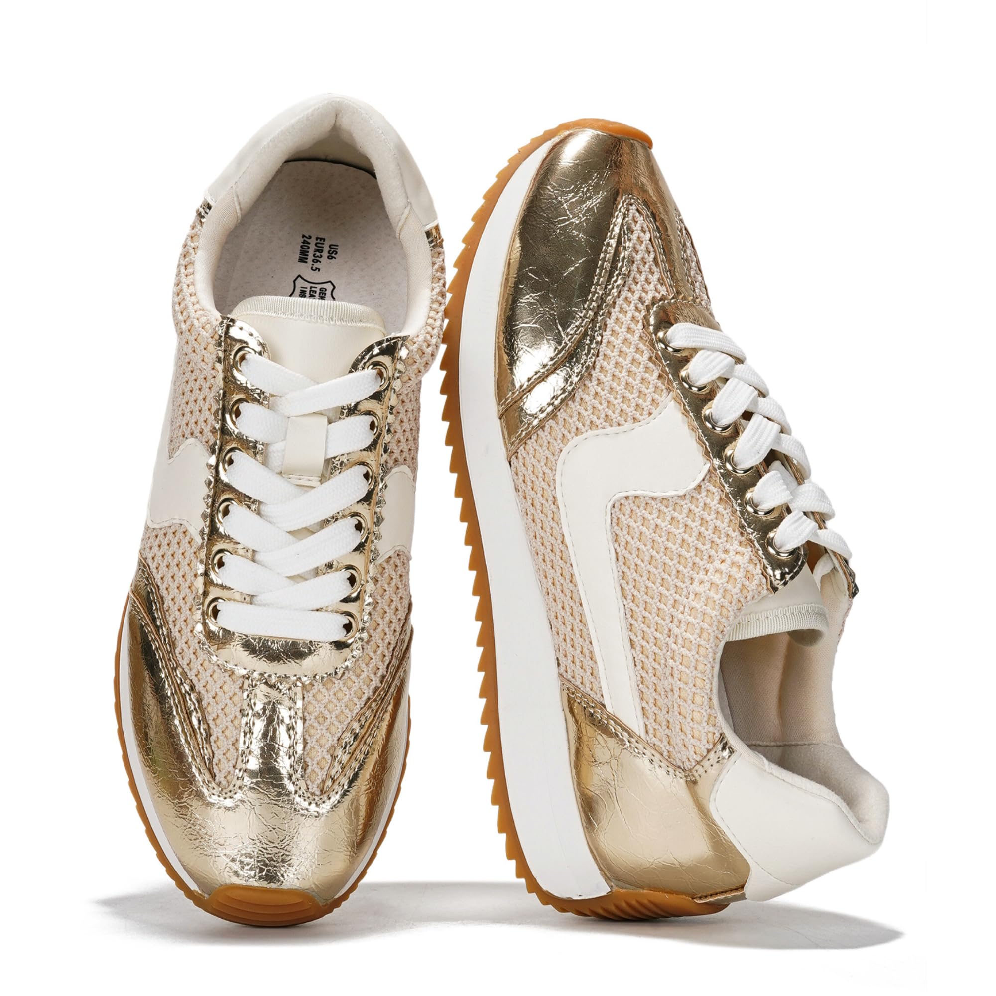 Project Cloud |"Madison" Fashion Sneakers for Women | ProjectPlush Memory Foam Technology | Anti-Slip