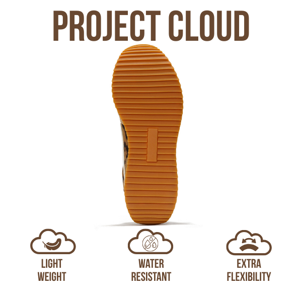 Project Cloud |"Madison" Fashion Sneakers for Women | ProjectPlush Memory Foam Technology | Anti-Slip
