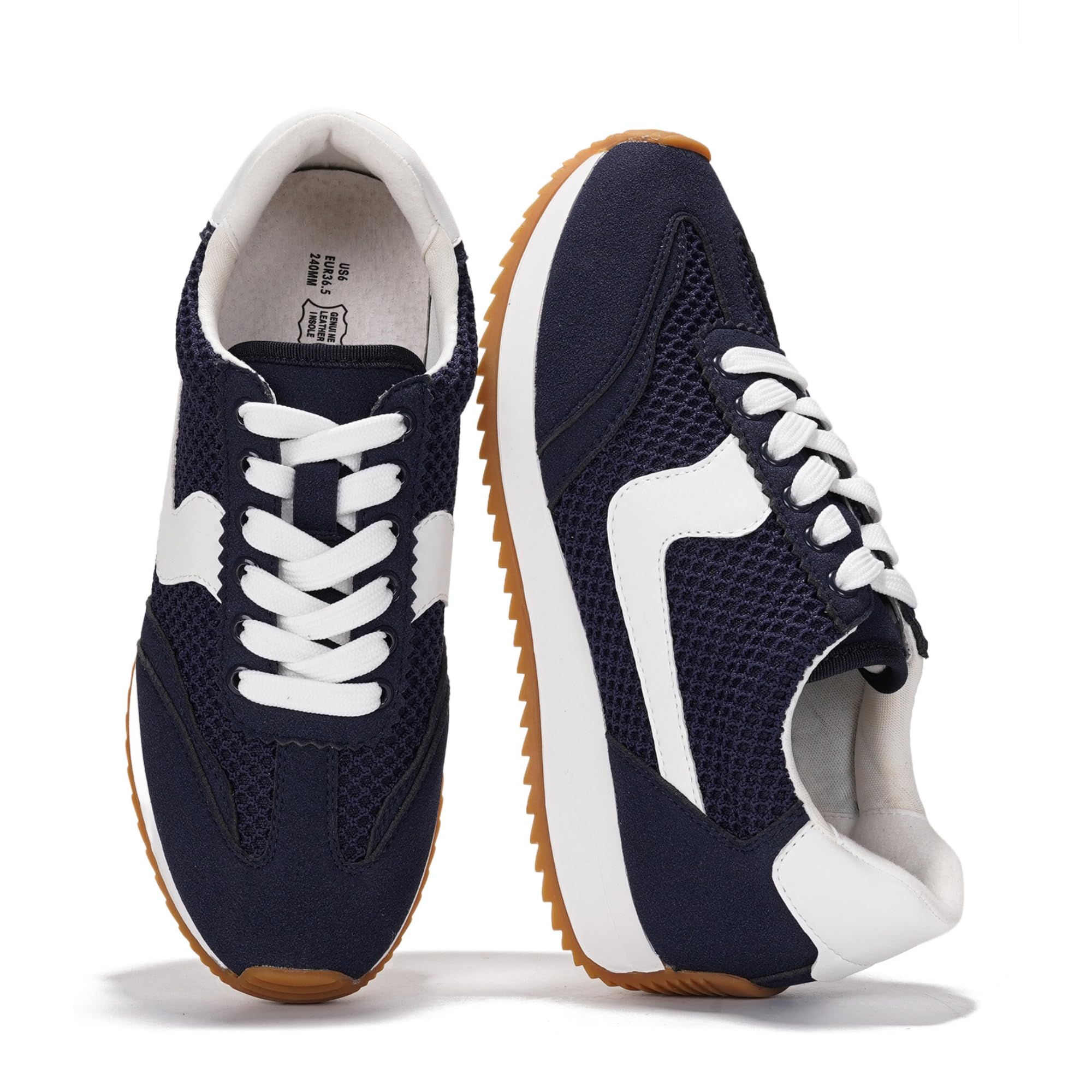 Project Cloud |"Madison" Fashion Sneakers for Women | ProjectPlush Memory Foam Technology | Anti-Slip