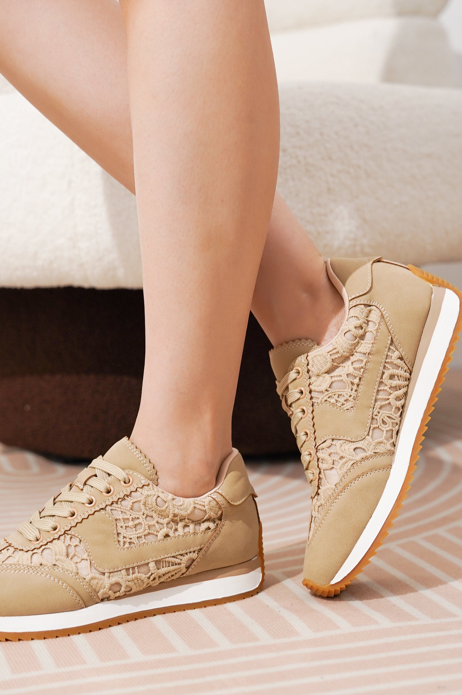 Project Cloud |"Madison" Fashion Sneakers for Women | ProjectPlush Memory Foam Technology | Anti-Slip