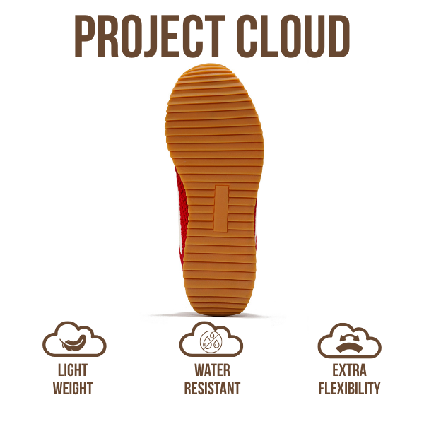 Project Cloud |"Madison" Fashion Sneakers for Women | ProjectPlush Memory Foam Technology | Anti-Slip