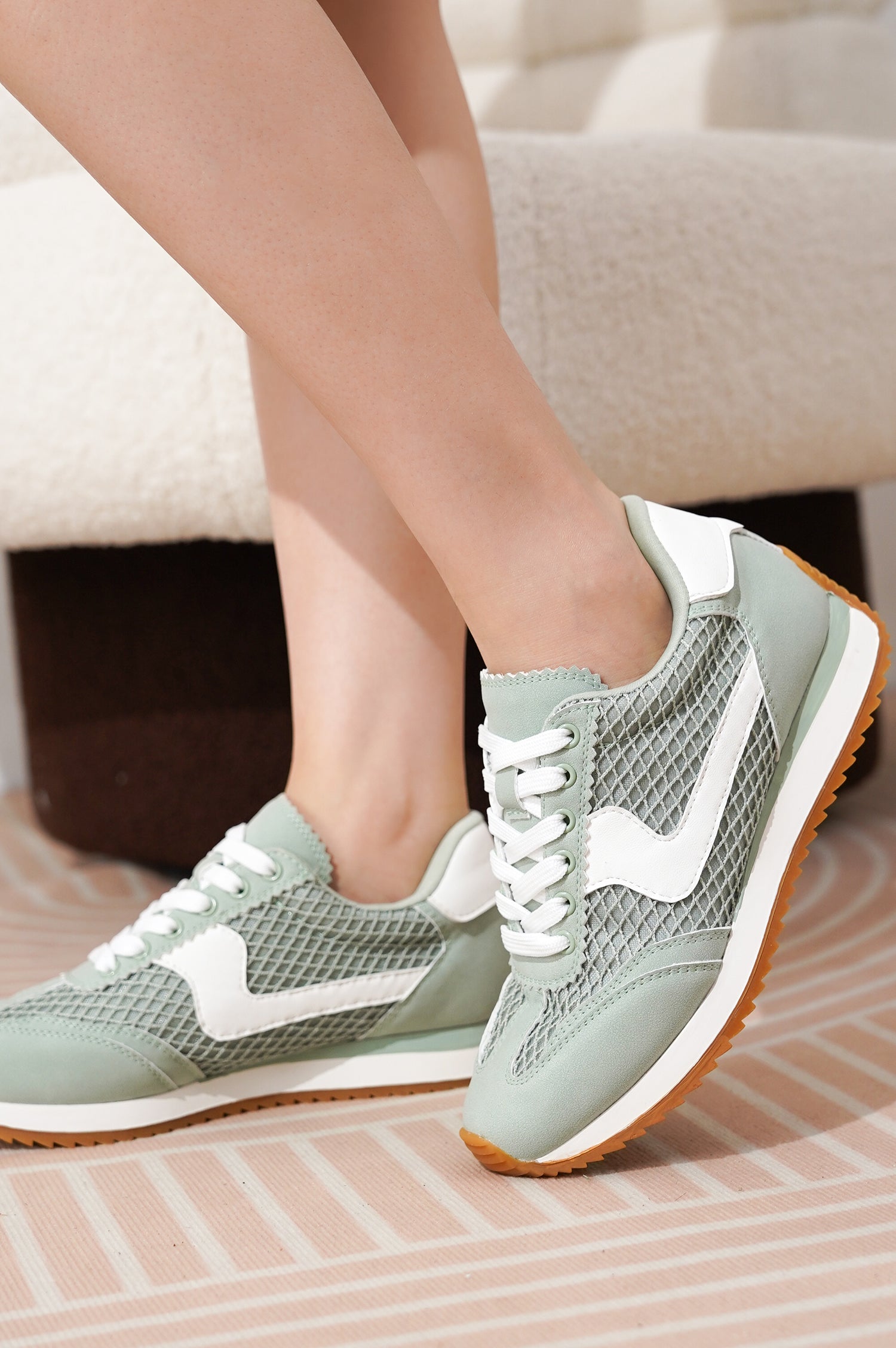 Project Cloud |"Madison" Fashion Sneakers for Women | ProjectPlush Memory Foam Technology | Anti-Slip