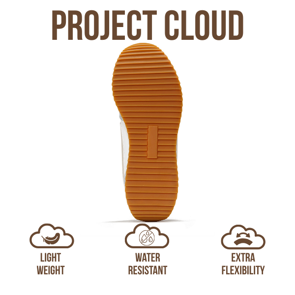 Project Cloud |"Madison" Fashion Sneakers for Women | ProjectPlush Memory Foam Technology | Anti-Slip