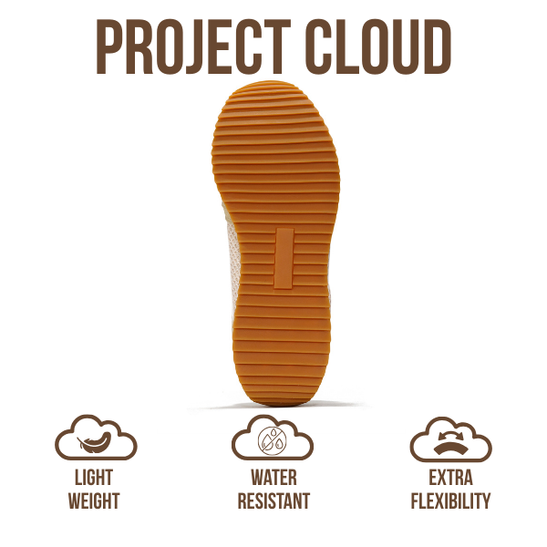 Project Cloud |"Madison" Fashion Sneakers for Women | ProjectPlush Memory Foam Technology | Anti-Slip