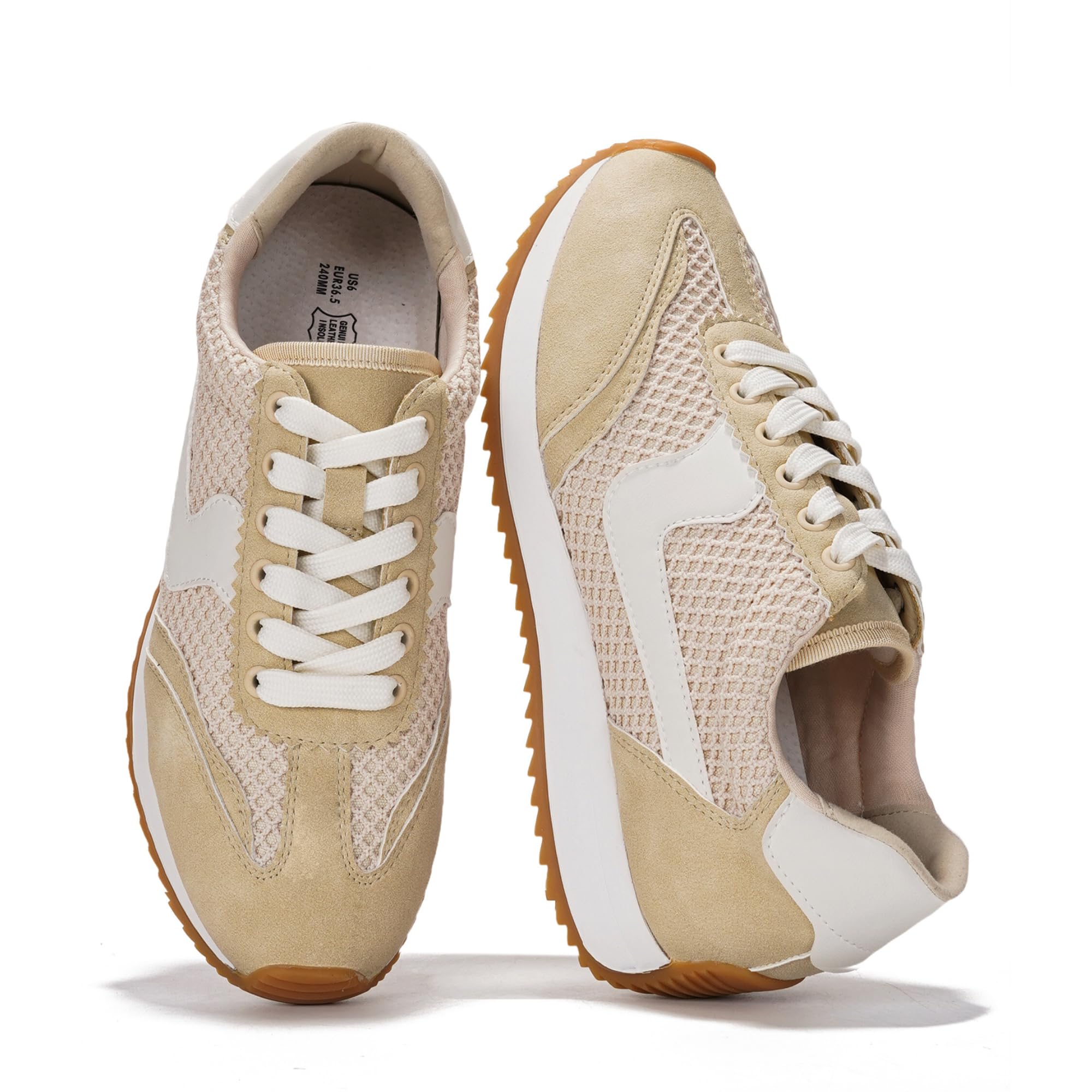 Project Cloud |"Madison" Fashion Sneakers for Women | ProjectPlush Memory Foam Technology | Anti-Slip