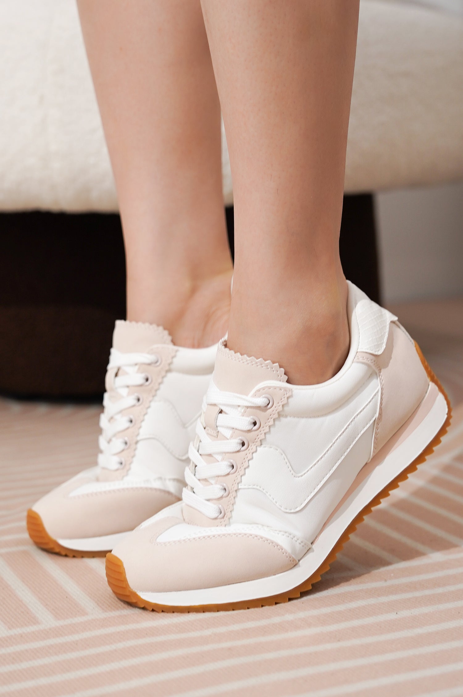Project Cloud |"Madison" Fashion Sneakers for Women | ProjectPlush Memory Foam Technology | Anti-Slip
