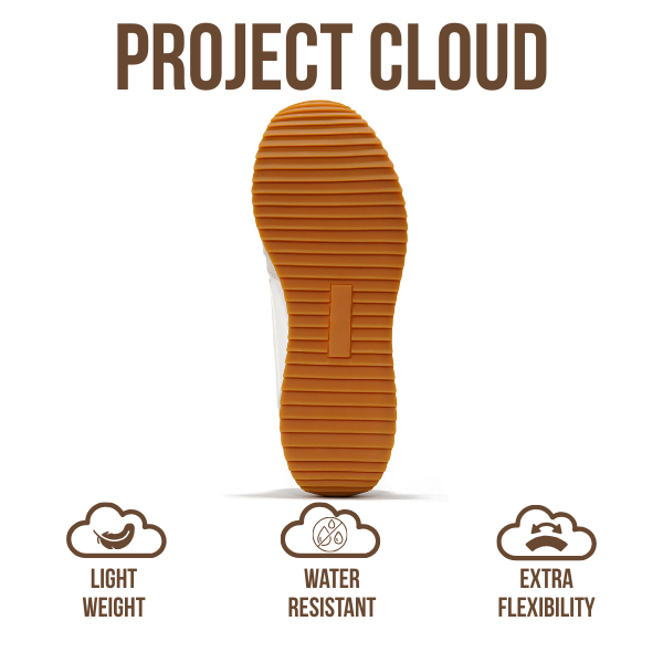 Project Cloud |"Madison" Fashion Sneakers for Women | ProjectPlush Memory Foam Technology | Anti-Slip