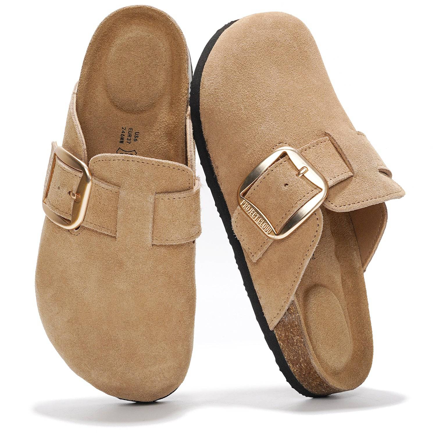 Project Cloud Women's | Genuine Leather Clogs | Memory Foam