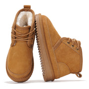 Project Cloud | "Nevada" Fur-Lined Ankle Boots for Kids | Lightweight | Water Resistant | Non-Slip
